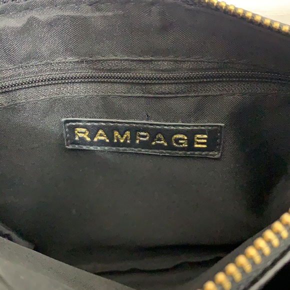 Rampage Small Black/Gold Crossbody Bag - Picture 7 of 9